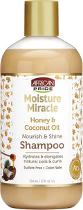 African Pride Moisture Miracle Honey & Coconut Oil Shampoo 12 oz — CLIPRONS
