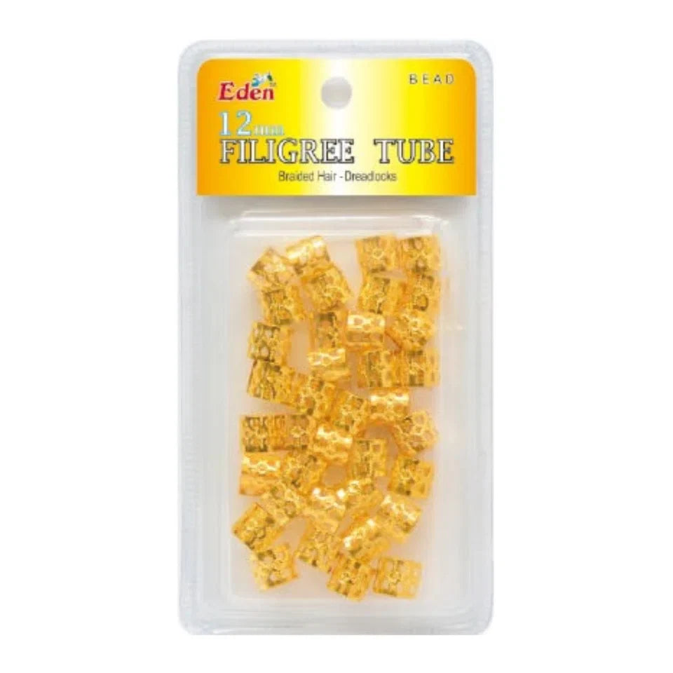 Eden Blister 12mm Filigree Tube – Gold — CLIPRONS