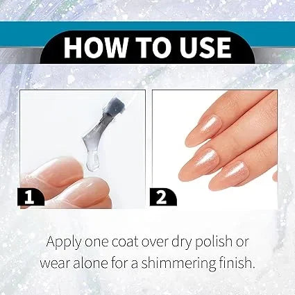Seche FX Diamond Effect Top Coat Blue — CLIPRONS