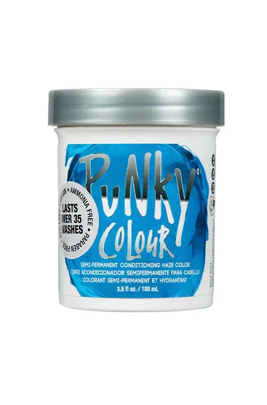 PUNKY COLOUR Semi-Permanent Conditioning Hair Color Lagoon Blue — CLIPRONS