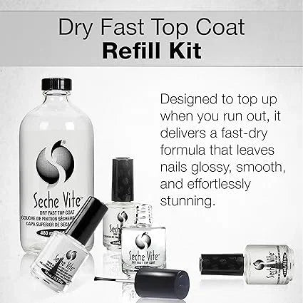 Seche Vite Dry Fast Top Coat Refill — CLIPRONS