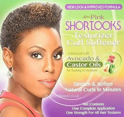 Shortlooks Luster's Pink Short Looks No-lye Texturizer Kit — CLIPRONS