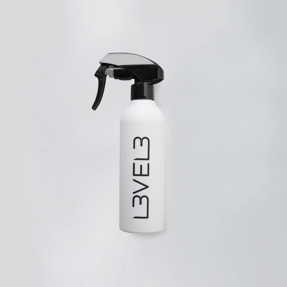 L3VEL3 Rubberized Spray Bottle White — CLIPRONS