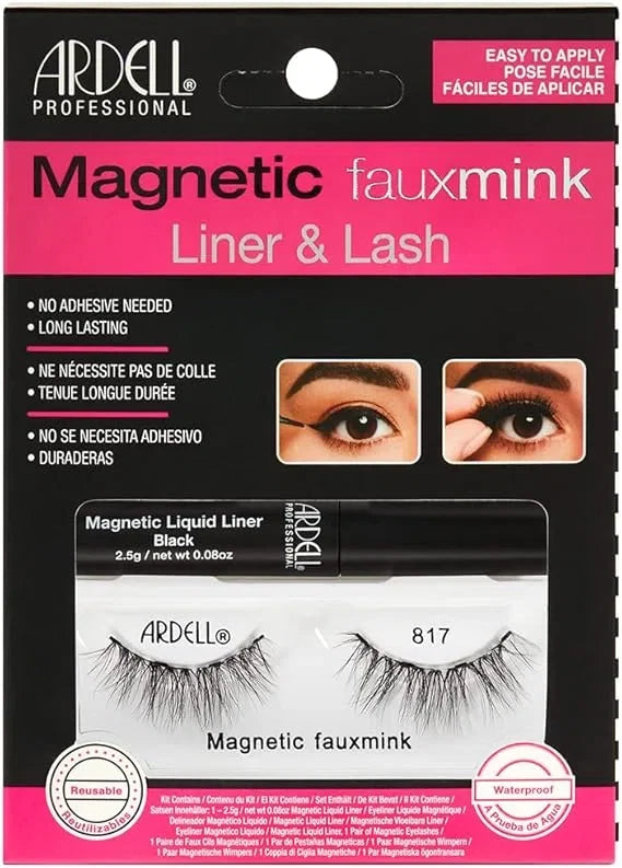 Ardell Magnetic Faux Mink Liner and Lash 817 — CLIPRONS