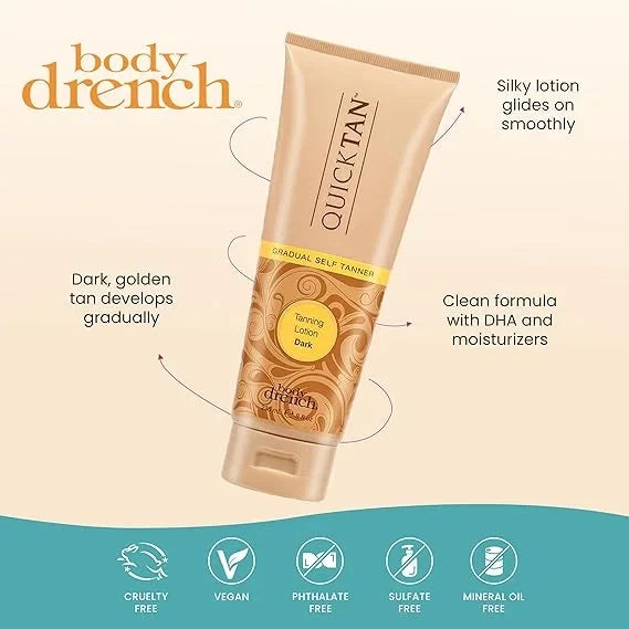 Body Drench Quick Tan Gradual Tanning Lotion Dark — CLIPRONS