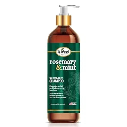 Difeel Rosemary & Mint Strengthening Shampoo with Biotin - 1000ml — CLIPRONS