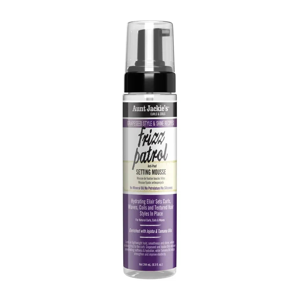 Aunt Jackie's Grapeseed Frizz Mousse - 251ml — CLIPRONS
