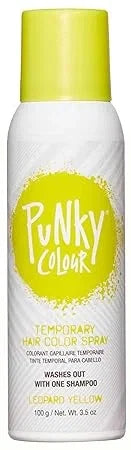 Punky Temporary Hair Color Spray Leopard Yellow — CLIPRONS