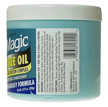 Blue Magic Tea Tree Oil Leave- In Conditioner Styling 13.75 Ounce (Pack of 2) — CLIPRONS