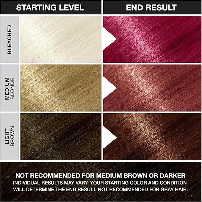Punky Colour Red Wine semi-permanent hair dye — CLIPRONS