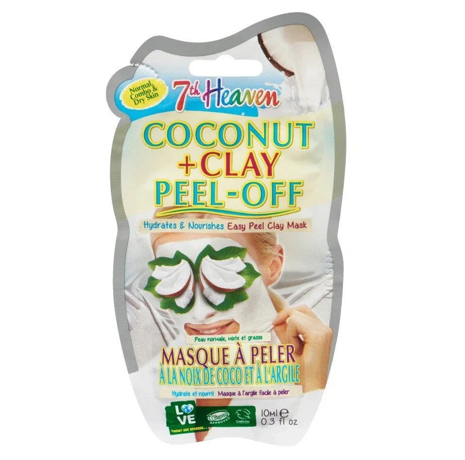 7th Heaven Coconut & Clay Peel-Off Mask — CLIPRONS