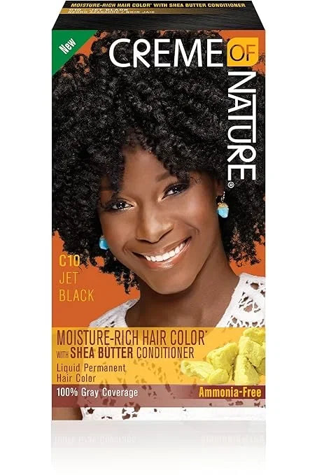 Creme of Nature Liquid Hair Color Jet Black — CLIPRONS
