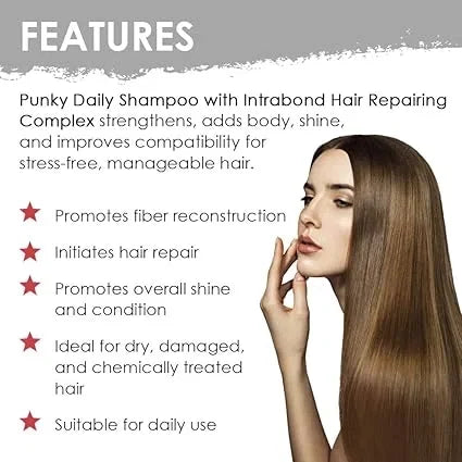 Punky Daily Shampoo with Intrabond — CLIPRONS