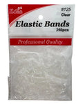 Eden Clear Elastic Rubber bands - 125pcs — CLIPRONS