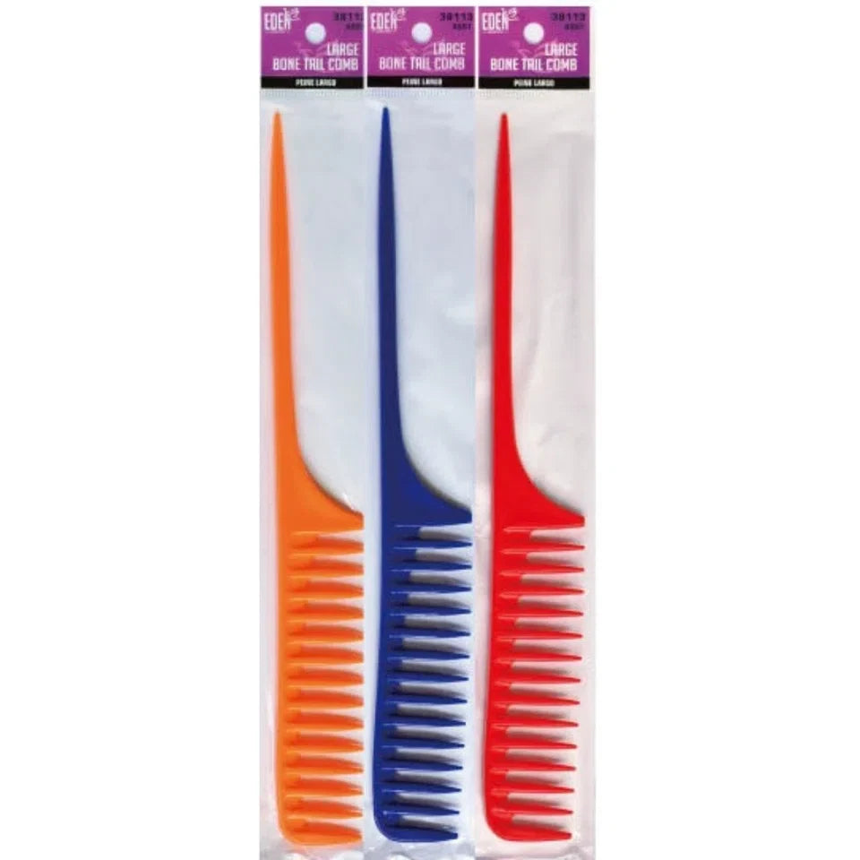 Eden Large Bone Tail Comb - Assorted — CLIPRONS