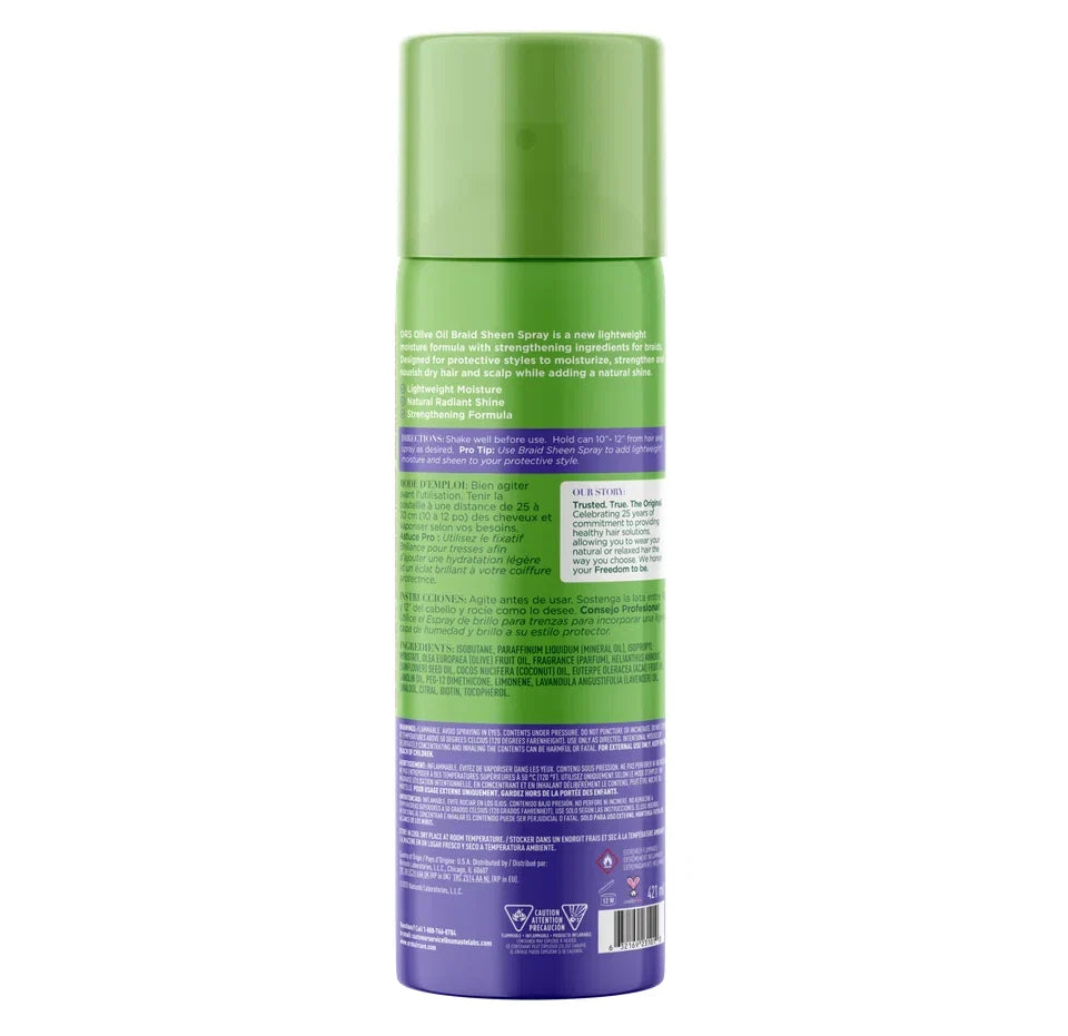 ORS Olive Oil Braidzone Braid Sheen Spray - 421ml — CLIPRONS