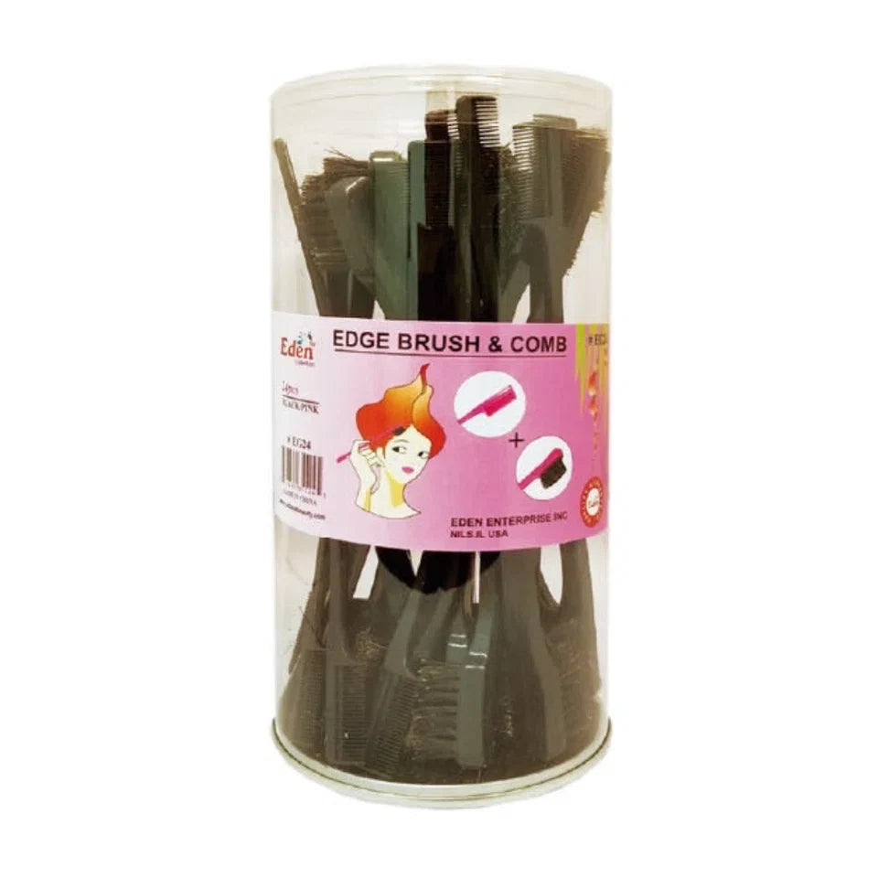 Eden Edge Brush & Comb Set - 24 Pieces Jar — CLIPRONS