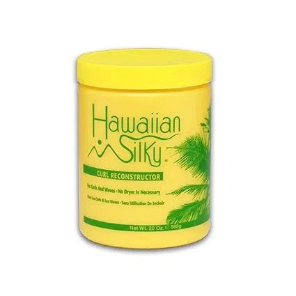Hawaiian Silky curl reconstructor 20 ounce, Yellow, 20 Ounce — CLIPRONS
