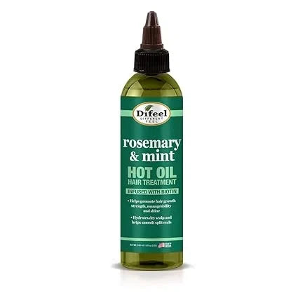 Difeel Hot Oil Hair Treatment with Rosemary, Mint & Biotin - 236ml — CLIPRONS