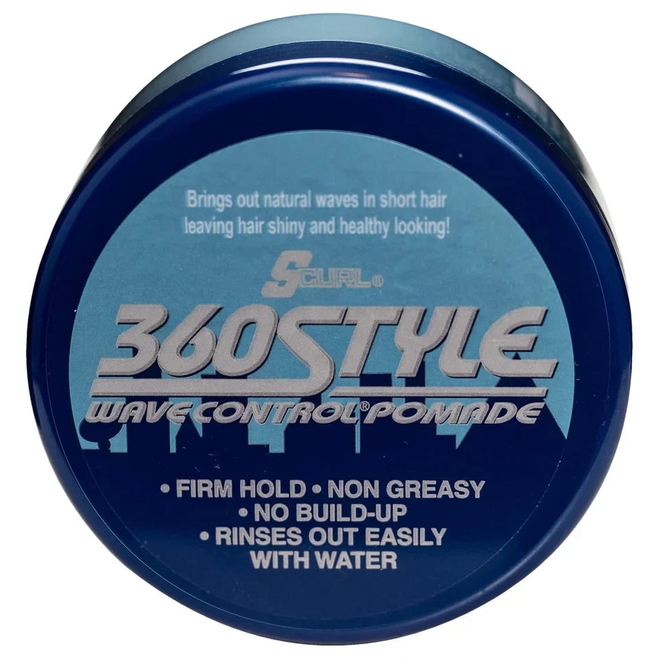 S Curl 360 Style Pomade by Lusters – 3 oz — CLIPRONS