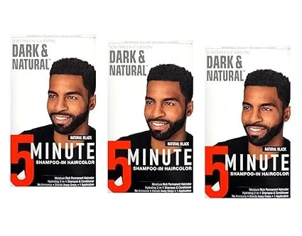 Dark & Natural Color Men Natural Black (3 Pack) — CLIPRONS
