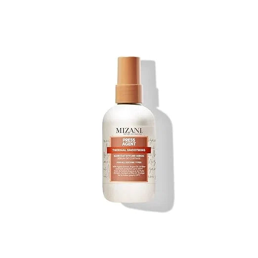 Mizani Press Agent Blow Dry Serum - Heat Styling Serum, Moisturizes & Protect Hair from Blowouts,Thermal Smoothing and Heat Protection For Dry, Frizzy Hair, With Argan Oil — CLIPRONS