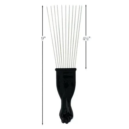 Eden Long Fan Metal Pik Comb — CLIPRONS