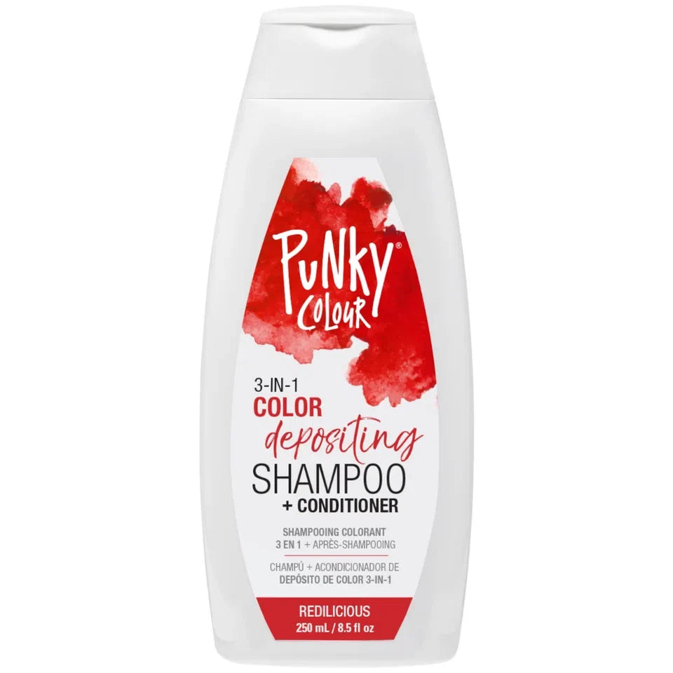 Punky 3-in-1 Color Depositing Shampoo-Conditioner Redilicious — CLIPRONS