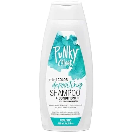 Punky 3-in-1 Color Depositing Shampoo,Conditioner Tealistic — CLIPRONS