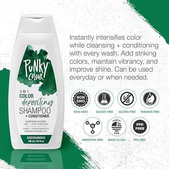 Punky Colour Greengarious 3-in-1 shampoo — CLIPRONS