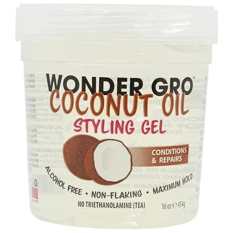 Wonder Gro Coconut Oil Styling Gel - 454g — CLIPRONS