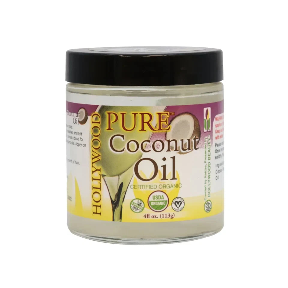 Hollywood Beauty 100% Pure Coconut Oil - 4 Oz — CLIPRONS