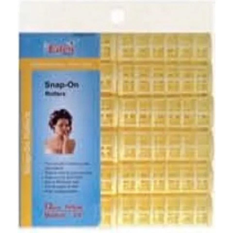 Eden Snap-On Yellow Rollers — CLIPRONS