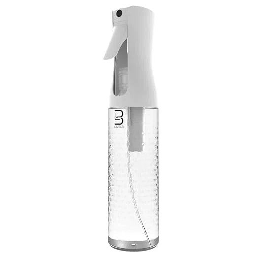 L3VEL3 Beveled Spray Bottle 300ml – Clear — CLIPRONS