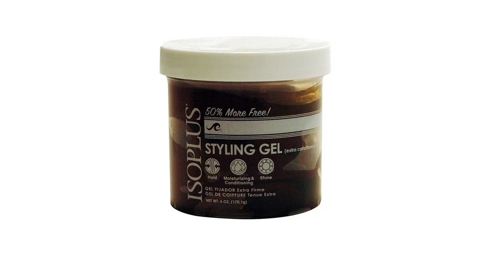 Isoplus Extra Conditioning Dark Hold Styling Gel, 6 Oz — CLIPRONS