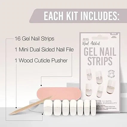 Ardell Nail Addict Gel Nail Strips Honey Mooning — CLIPRONS