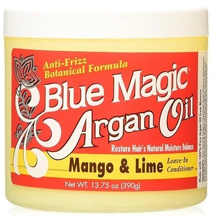 Blue Magic Argan Oil Mango/Lime Leave In Conditioner, 13.75 Ounce for 1 PACK. — CLIPRONS