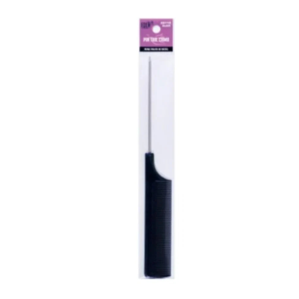 Eden Metal Pin Tail Comb – Black — CLIPRONS