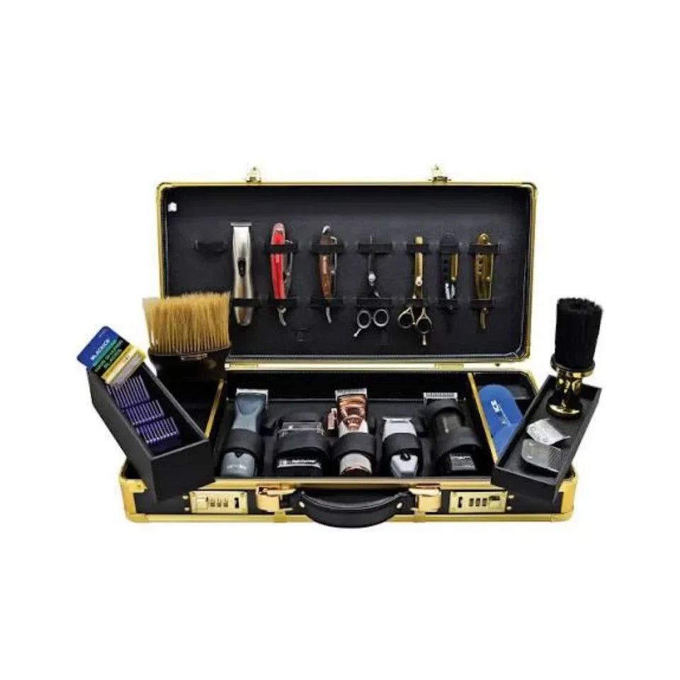 Black Ice Professional Barber Case - Luxury Gold — CLIPRONS