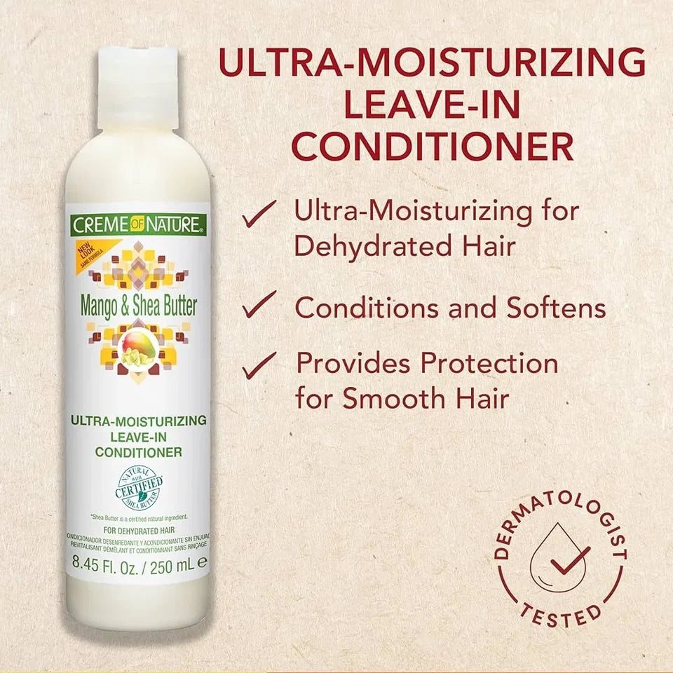 Creme of Nature Ultra-Moisturizing Leave-In Conditioner – Mango & Shea Butter Softness — CLIPRONS