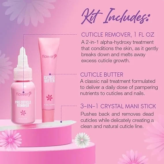 Flowery Pro Cuticle Remover Kit — CLIPRONS