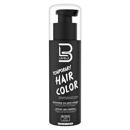 L3 Temporary Beard Color – Natural Looking Black Dye — CLIPRONS