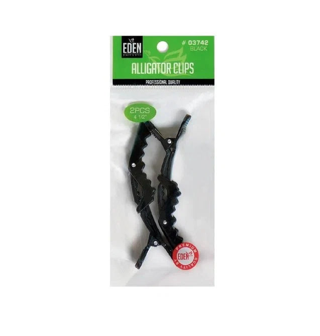 Eden 2pcs Alligator Clips - Black — CLIPRONS