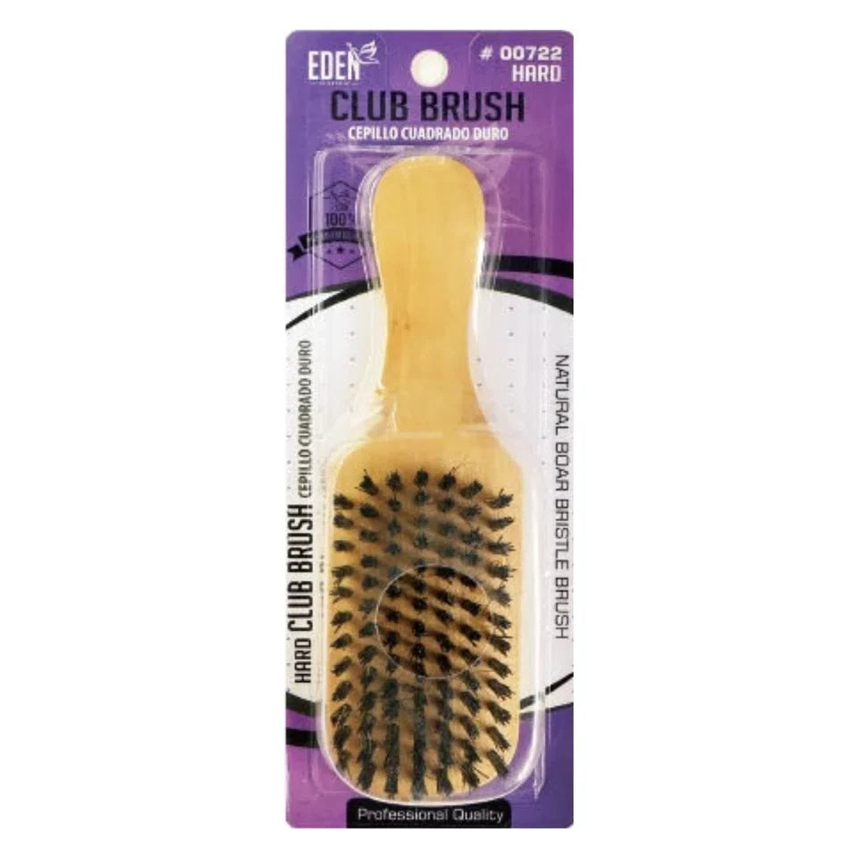 Hard Club Brush with Natural boar bristles (7722) — CLIPRONS