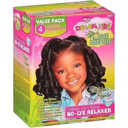 African Pride Dream Kids Olive Miracle Touch-Up Relaxer Kit - Regular — CLIPRONS