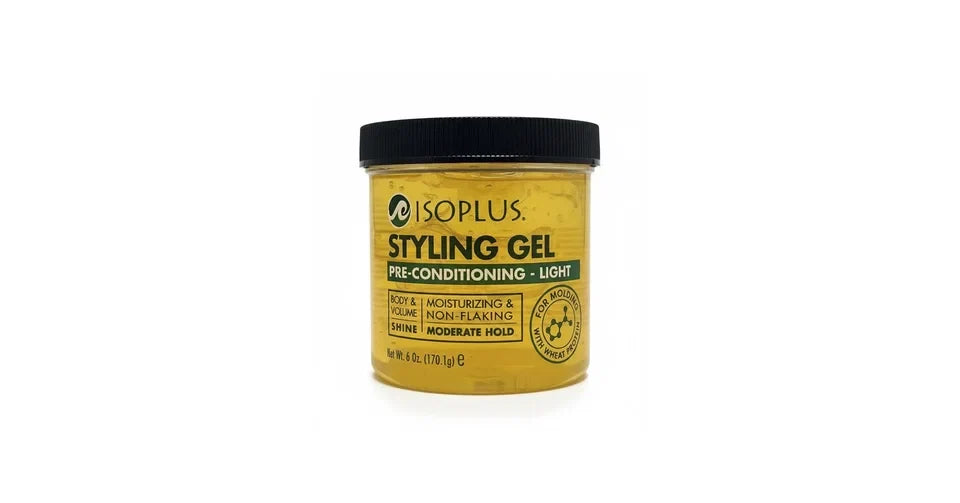 Isoplus Hair Gel Style Lt Bonus, 6 Oz — CLIPRONS