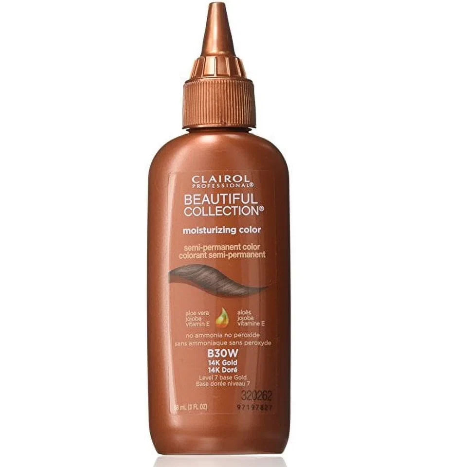 Clairol Professional Moisturizing Semi-Permanent Color B30W 14k Gold - 3oz — CLIPRONS