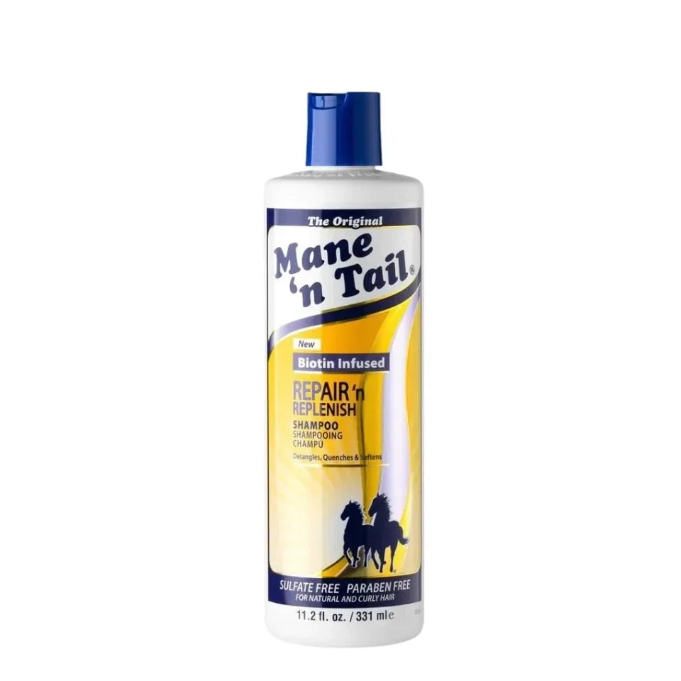 Mane ’n Tail Repair ’n Replenish Shampoo with Biotin – 331ml — CLIPRONS