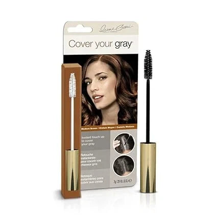 Cover Your Gray Brush-In Wand - Medium Brown — CLIPRONS