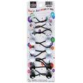Eden 8pcs Hair Beads - Black/White/Clear — CLIPRONS